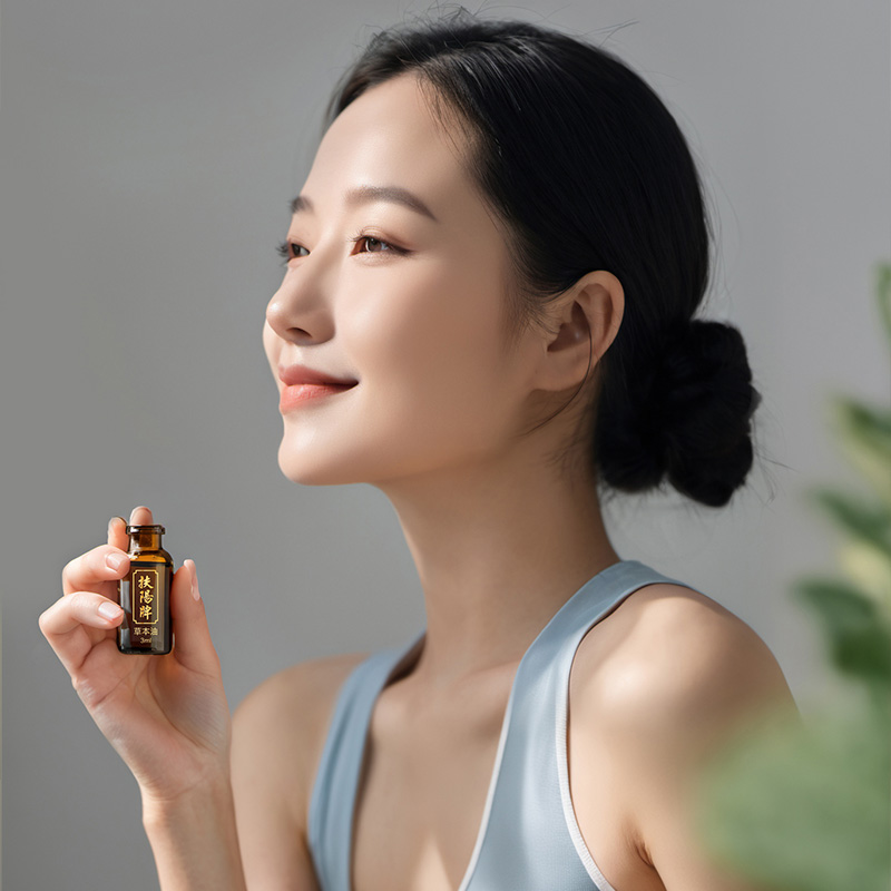 为何必须配扶阳牌草本油使用？相关示意图